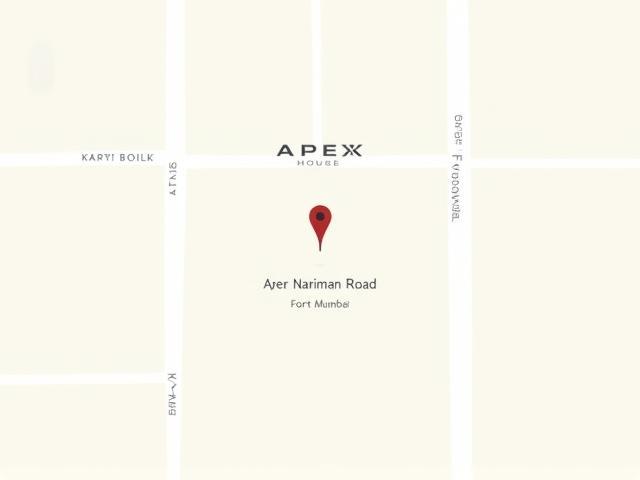 मुंबई में Apex House, Veer Nariman Road के पास का नक्शा